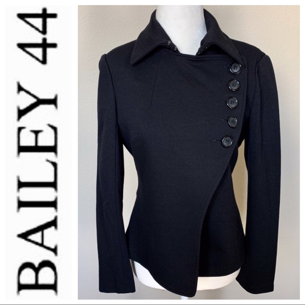 BAILEY 44 Asymmetrical Black JACKET Blazer